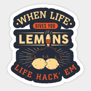 LIFE HACK Sticker